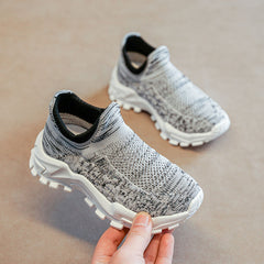 Boys Casual Knit Sneakers Lightweight Running Shoes