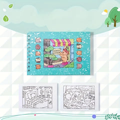 BOBBIE GOODS Cat & Dog Life Coloring Book - High Quality Paper for Adults Teens