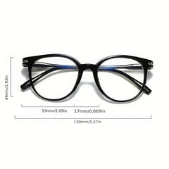 Anti Light Round Computer Glasses for Men