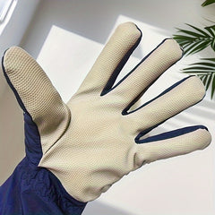 Men's Coldproof Skiing Gloves Snowflake Logo Touch Screen Magic Stickers