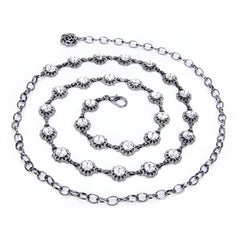 Women's Rhinestone Body Chain Belt Dress Skirt Accessory