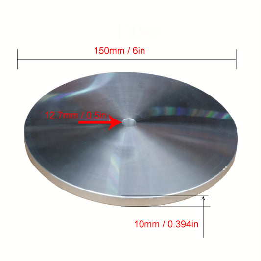 6in Aluminum Polishing Disc Flat Wheel for Gemstone Grinding