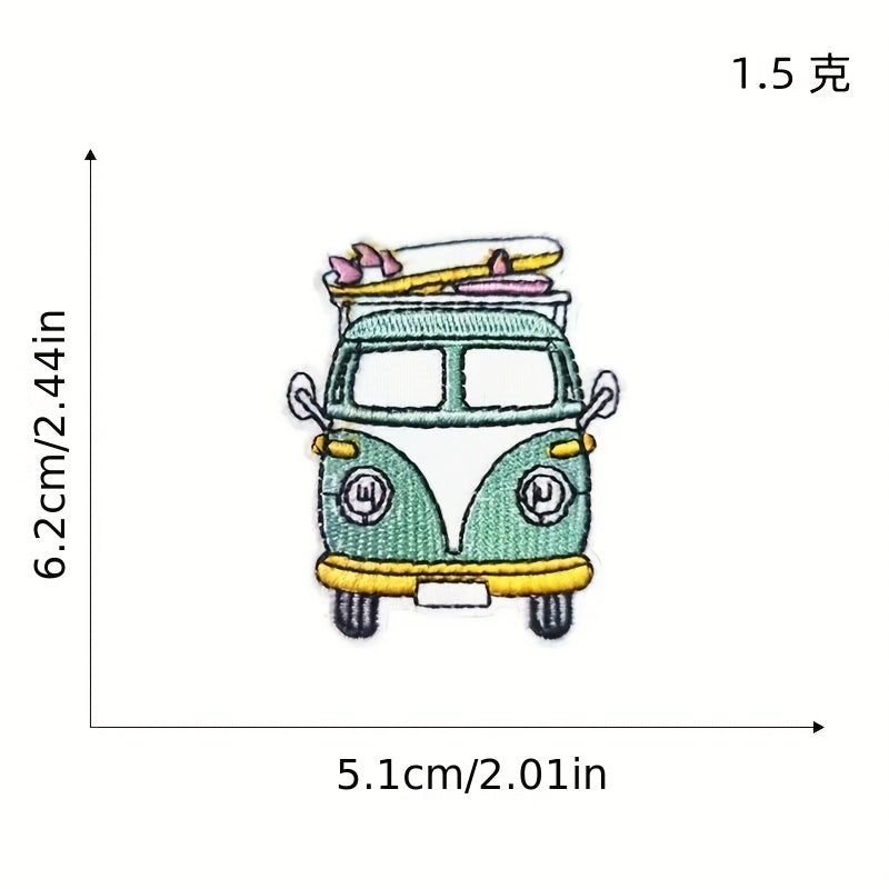 10pcs Planet Embroidery Stickers Bag Patch Clothing Accessories