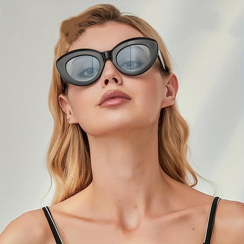 Cat Eye Sunglasses Vintage Wrap Around Glasses Outdoor Eyewear