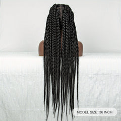 Full Lace Synthetic African Braid Wig Big Strands Beginner Friendly