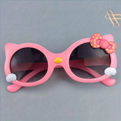 Kids Bow Cartoon Sunglasses UV Protection