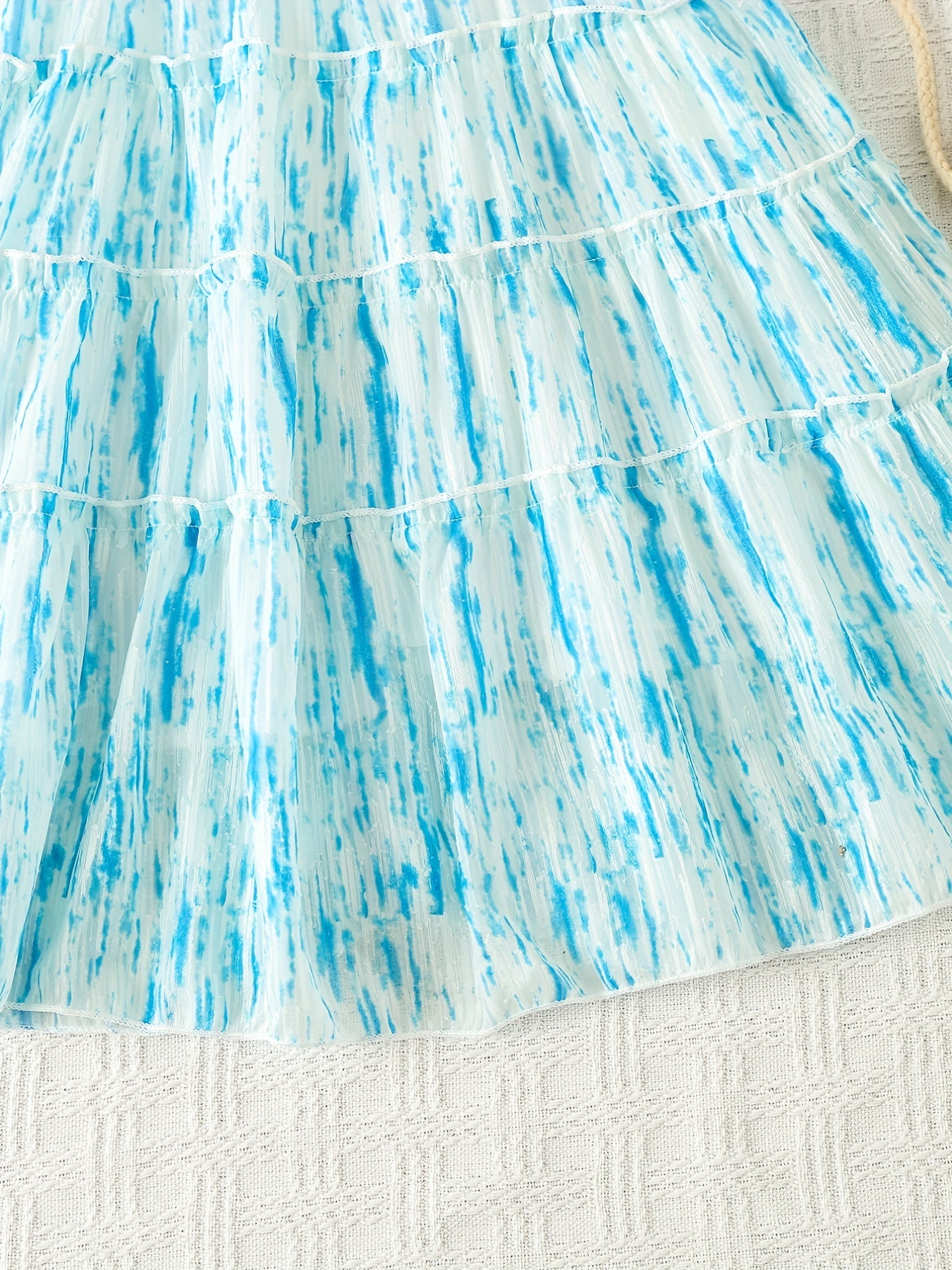 Girls Big Bow Princess Pompon Skirt A line Exotic Princess Skirt