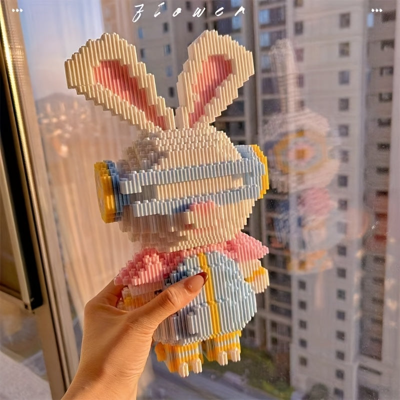 Colorful Rabbit Building Set 4359pcs for Creative Play & Recognition