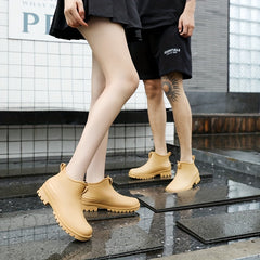 Women's Short Rain Boots Waterproof & Wear-resistant