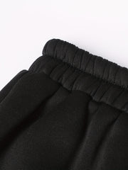 Elastic Waist Baggy Pants Casual Loose Pants For Spring & Fall