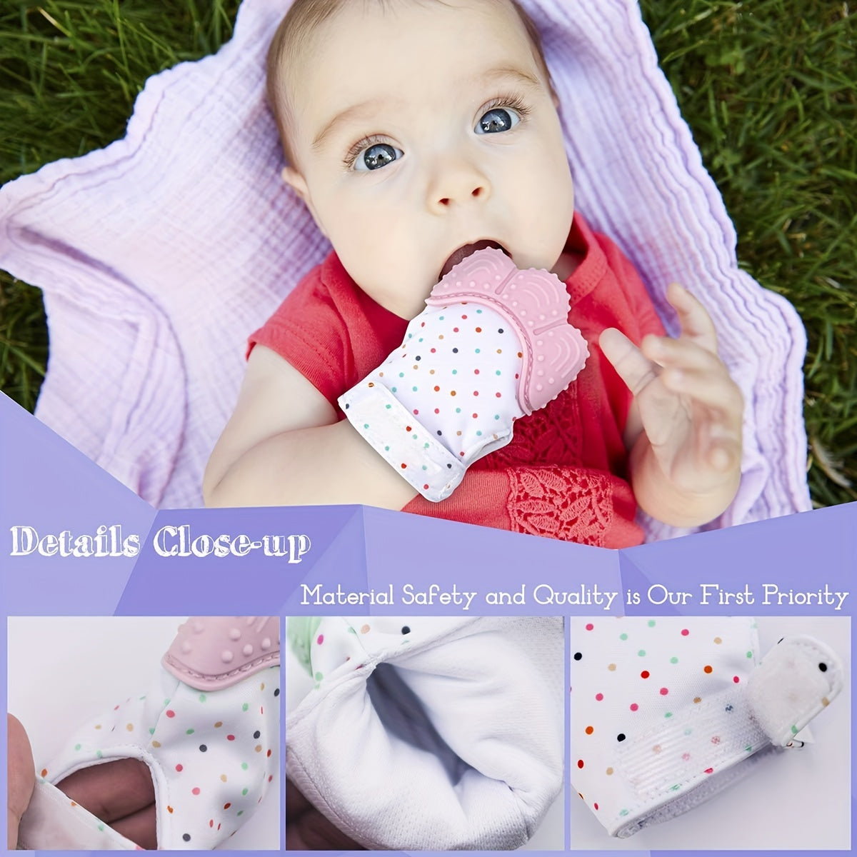 Soothing Teething Mitten Baby Teething Toy Self Soothing Teether