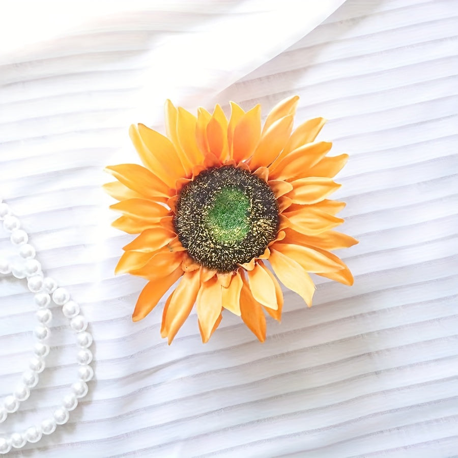 1pc Sunflower Curtain Clip Punch Sunflower Curtain Holdback