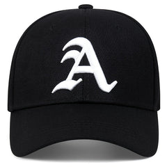 Gothic A Letter Baseball Cap Sun Hat Adjustable Casual Travel Vacation