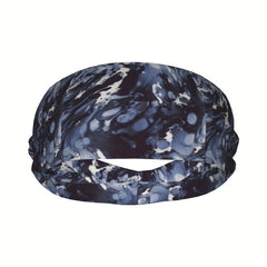 Splash Ink Sports Headband - Moisture Wicking Stretchy Polyester