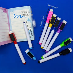 24 Pack Whiteboard Markers Fine Point Magnetic Low Odor Smudge Proof