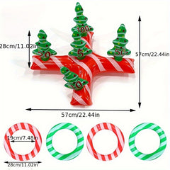 Inflatable Christmas Hoop Cross Tree Toy