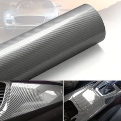 High Glossy 5D Carbon Fiber Wrapping Vinyl Film Motorcycle Tablet Stickers