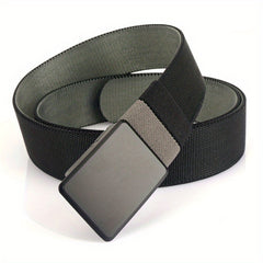 Nylon Belt with Rotating Buckle for Men