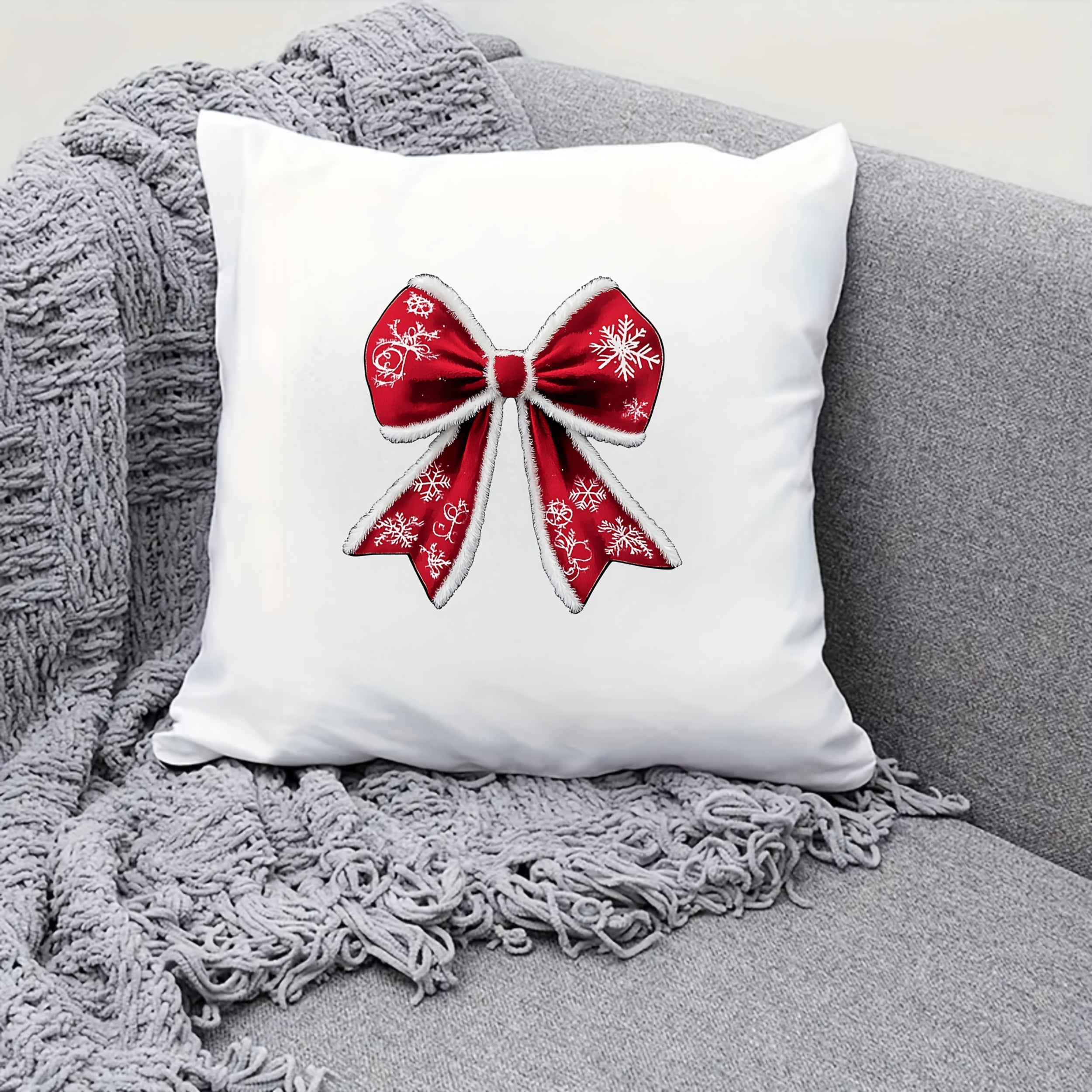 Winter Snowflake Iron-On Transfer Decal Glossy Finish