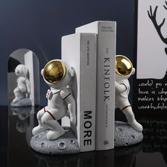 Spaceman Book Stand Desk Storage Astronaut Decoration Student Office