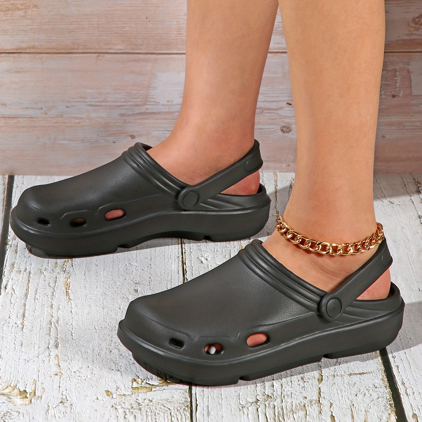 Women's Platform Clogs Slip On Soft Sole Pillow Slides