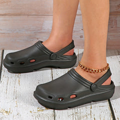 Women's Platform Clogs Slip On Soft Sole Pillow Slides
