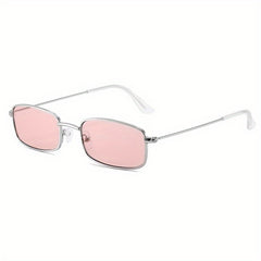 Metal Sunglasses Rectangle Anti Glare UV400