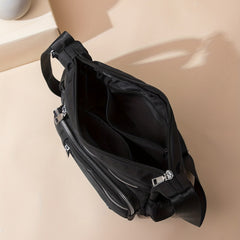 Nylon Crossbody Bag Waterproof Shoulder Bag Pockets Purse