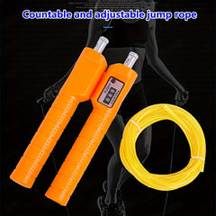 Adjustable Steel Wire Skipping Rope for Fitness Exercise