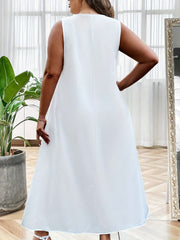  Casual Butterfly Print Notched Neck Stretch Maxi Dress