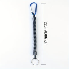 Multifunctional Spring Rope Key Chain Carabiner Key Holder