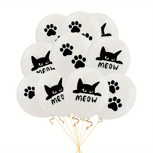 10pcs Pet Theme Party Decoration Supplies Birthday Decoration