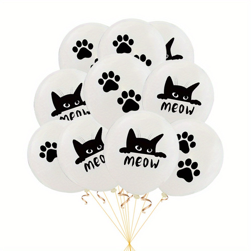 10pcs Pet Theme Party Decoration Supplies Birthday Decoration