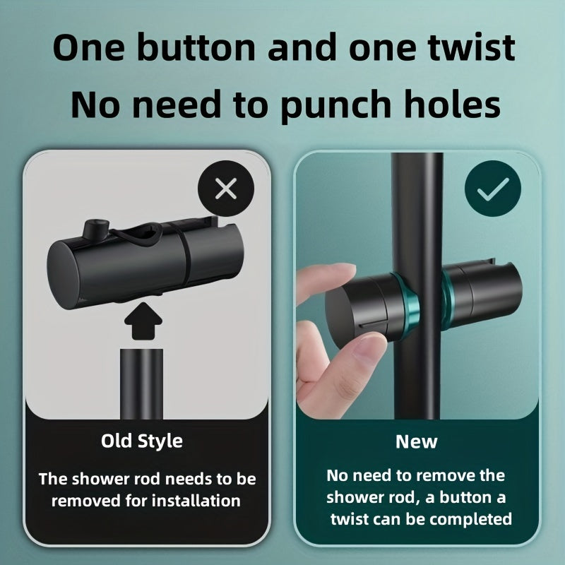 Shower Head Bracket - Straight Buckle Type Lifting Seat