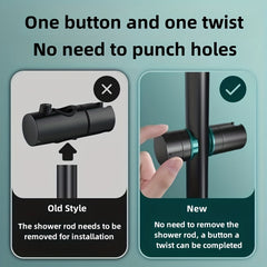 Shower Head Bracket - Straight Buckle Type Lifting Seat