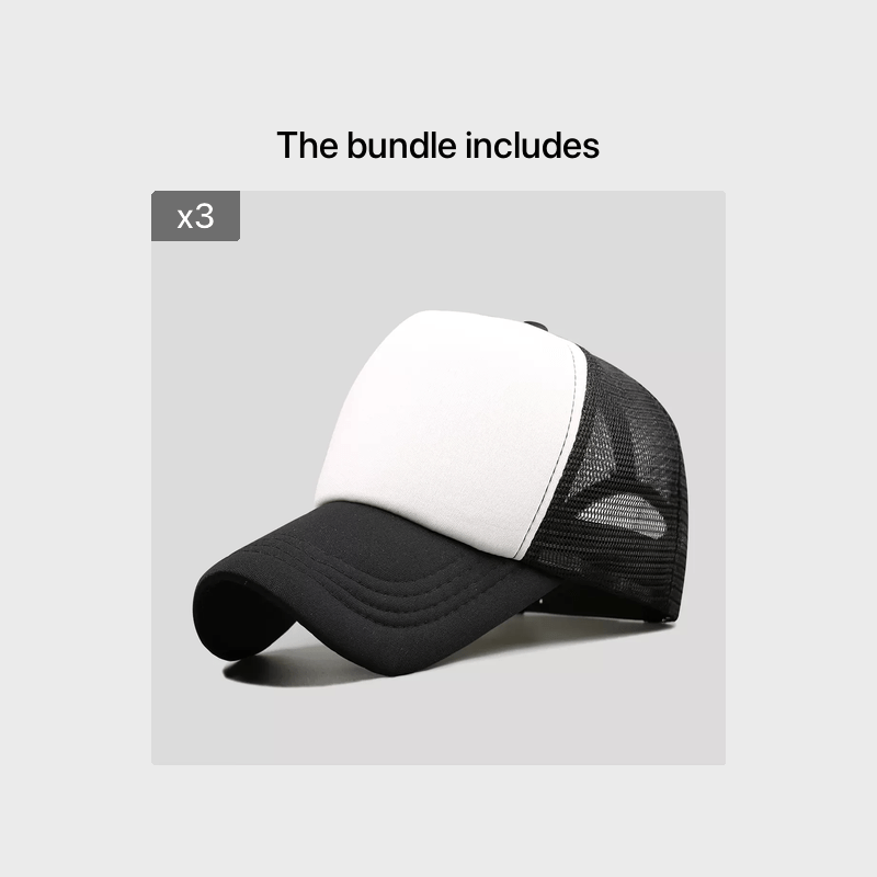 High Mesh Trucker Baseball Cap Snapback Hat