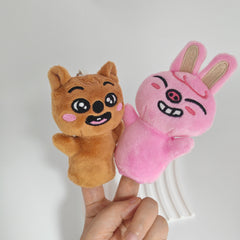 Mini Plush Doll Set Interactive Finger Puppet Toy