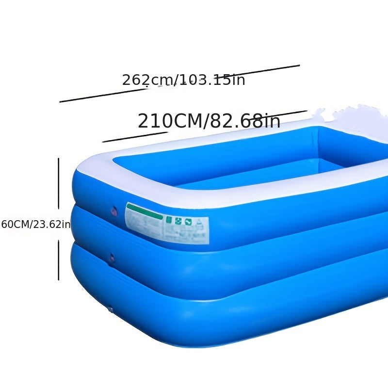 Inflatable Courtyard Pool 1 Pack Thickened Swimming Supplies