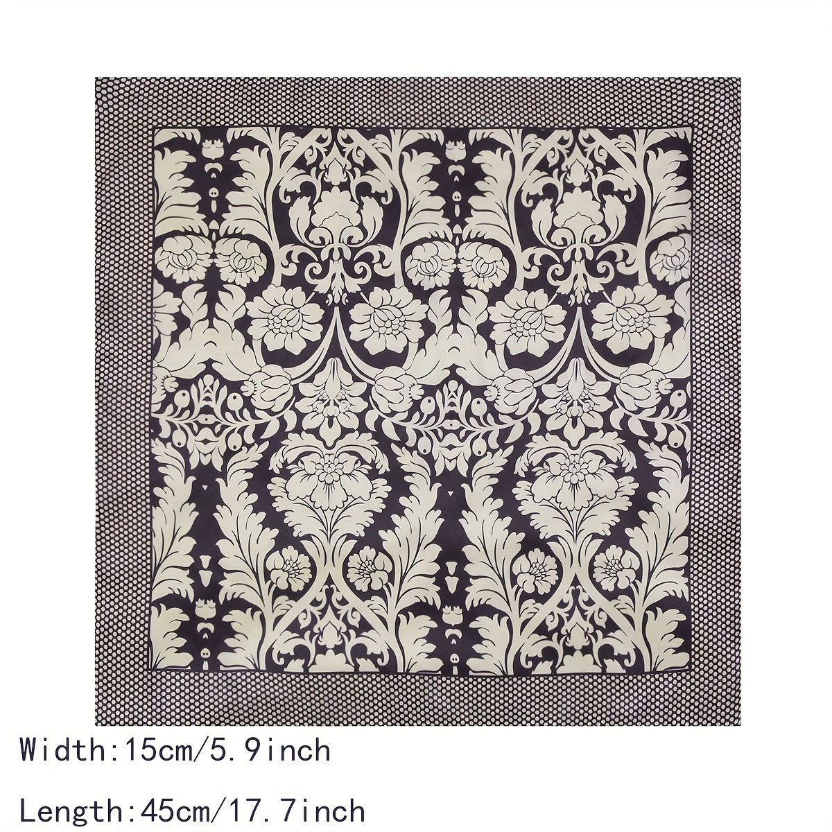 Boho Print Square Scarf Bag Bandana for Outdoor
