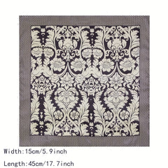 Boho Print Square Scarf Bag Bandana for Outdoor