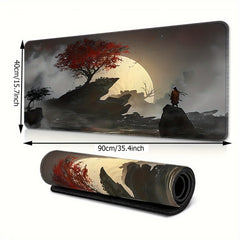 Red Plum Moon Mouse Pad Computer HD Keyboard Mouse Pad Office Cushion