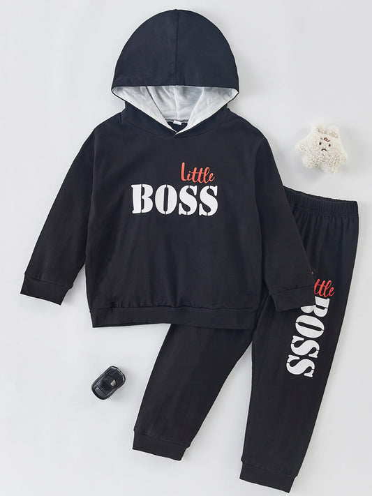 Toddler Boy Hoodie & Jogger Pants Set