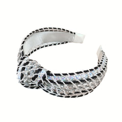 Boho Cross Knotted Headband Rope Braided Headdress Hair Accessories