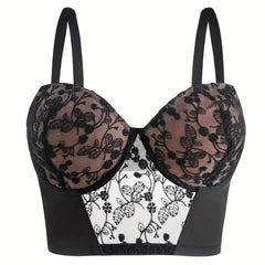 Lace Push Up Bra Anti-sagging Comfort Fit Women's Lingerie