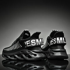 Men's Slip on Blade Sneakers Breathable Athletic Shoes