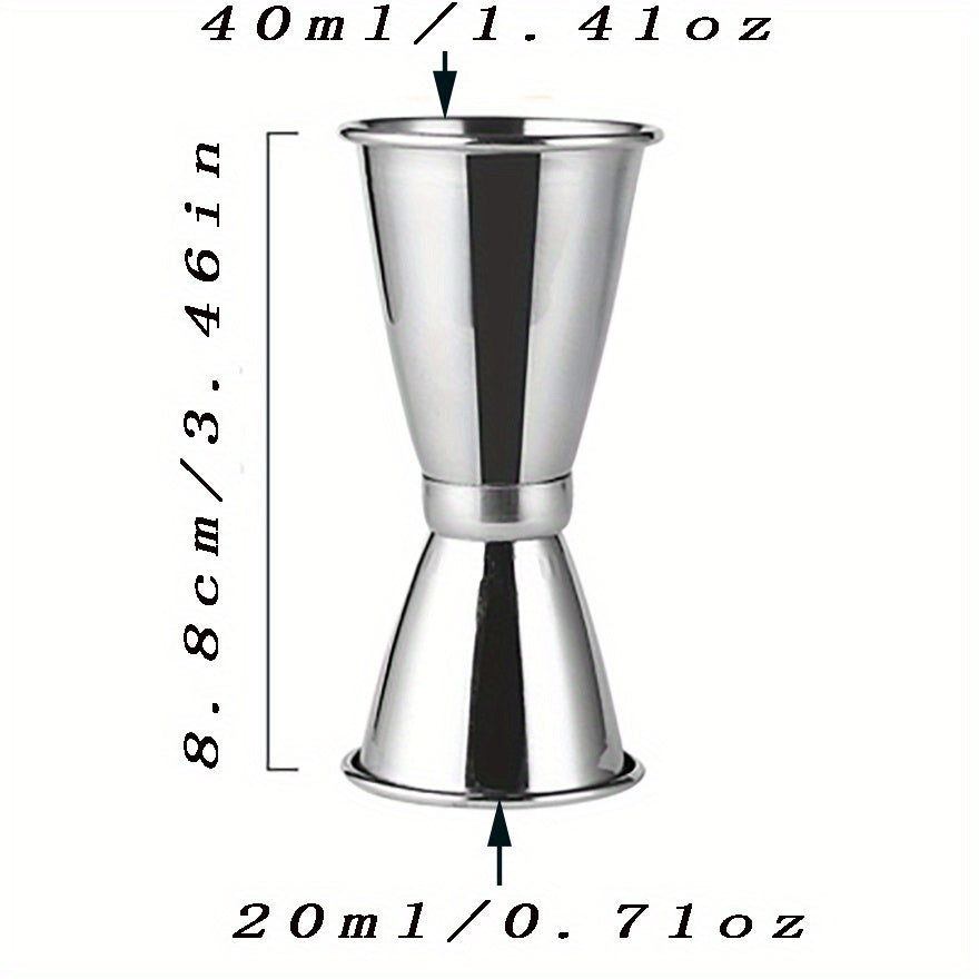 Stainless Steel Double Jigger for Summer Cocktails