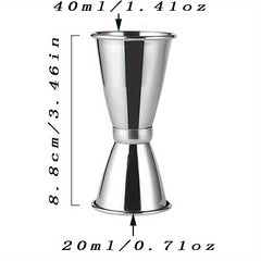 Stainless Steel Double Jigger for Summer Cocktails
