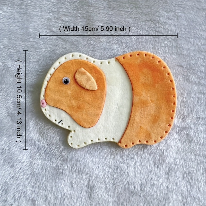 Adult DIY Sewing Kit Forest Animals Flannel Material