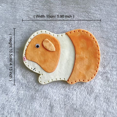 Adult DIY Sewing Kit Forest Animals Flannel Material