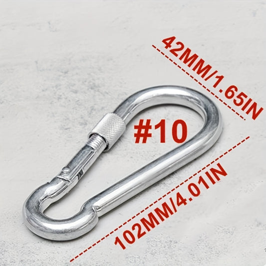 5pcs Safety Hook Buckle With Lock for Outdoor Camping Hiking